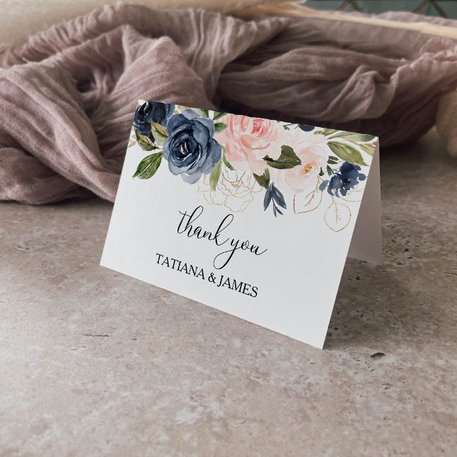 Exquisite Fall Floral Thank You Card (Creator Uploaded)