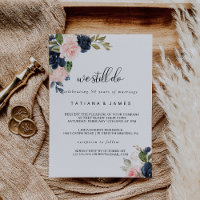 Exquisite Fall Floral Vow Renewal