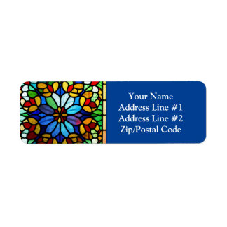 Exquisite Floral Stained Glass Elegance