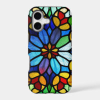 Exquisite Floral Stained Glass Elegance