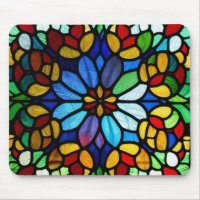 Exquisite Floral Stained Glass Elegance