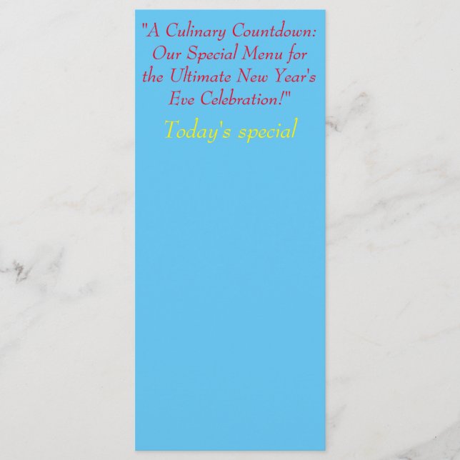 "Exquisite Fusion Delights: Tailored Menus for Mem (Front)