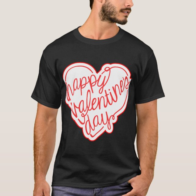 Exquisite Hand-Drawn Red Hearts Design ❤️ | Perfec T-Shirt (Front)