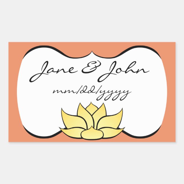 Exquisite Lotus in Sun Kissed Sticker (Front)