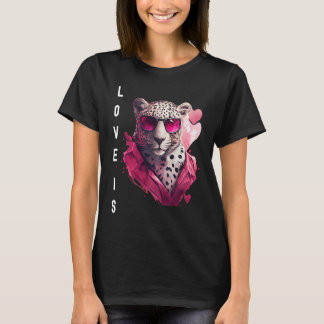 Exquisite Love is With Heart Animal Valentine's da T-Shirt