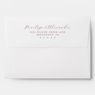 Exquisite Red Calligraphy Envelope