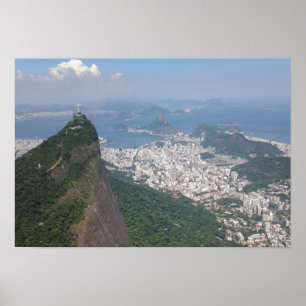 Exquisite Rio de Janeiro Brazil Carioca Landscape Poster