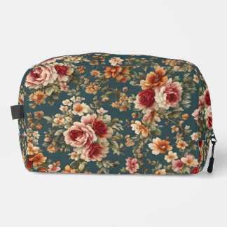 Exquisite Romantic Roses and Beautiful Flowers Dopp Kit