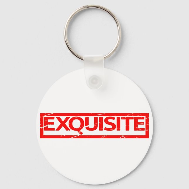 Exquisite Stamp Key Ring (Front)