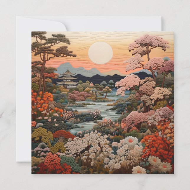 Exquisite Traditional Japanese Tapestry Art (Front)