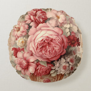 Exquisite Vintage Shabby Chic Round Cushion