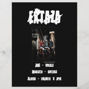 Extaza Band Flyer