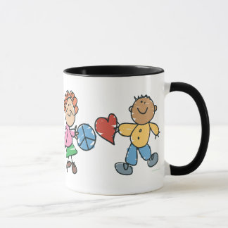Extended Hands of Peace and Love Mug