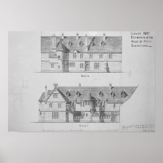 Extension of the House of Mercy, Clewer Poster (Front)