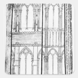Exterior and Interior Square Sticker