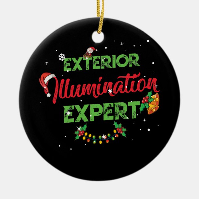 Exterior Illumination Expert Christmas Decorator Ceramic Tree Decoration (Front)