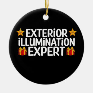 Exterior Illumination Expert Christmas Light Decor Ceramic Tree Decoration
