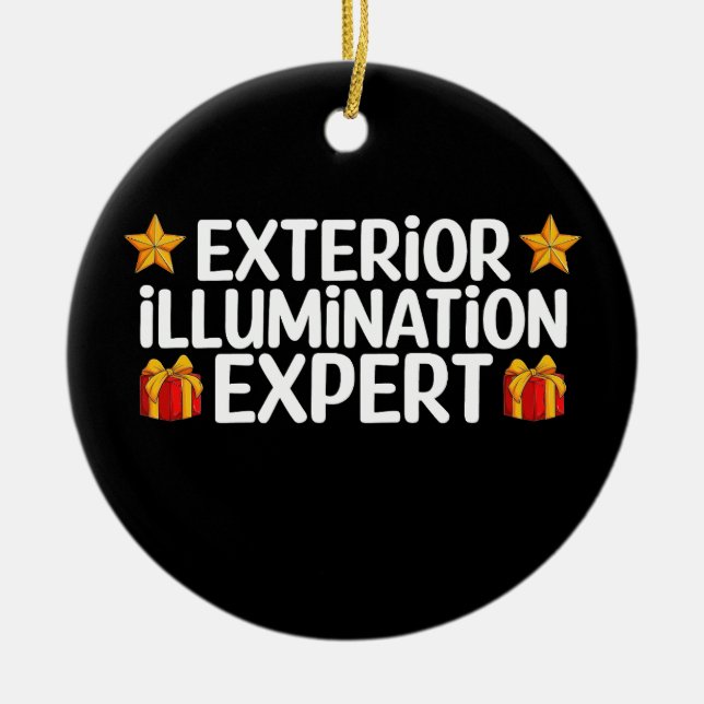 Exterior Illumination Expert Christmas Light Decor Ceramic Tree Decoration (Front)