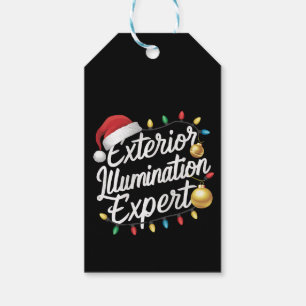 Exterior Illumination Expert Christmas Light Decor Gift Tags