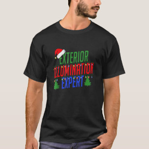 Exterior Illumination Expert Christmas Light Decor T-Shirt
