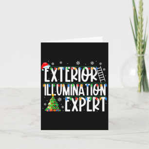Exterior Illumination Expert Christmas Light Xmas  Card