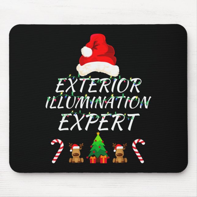 Exterior Illumination Expert Christmas Lights Deco Mouse Mat (Front)