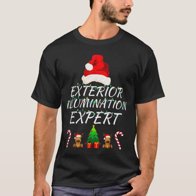 Exterior Illumination Expert Christmas Lights Deco T-Shirt (Front)