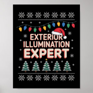 Exterior Illumination Expert Christmas Lights Disp Poster