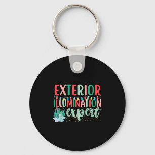 Exterior Illumination Expert Funny Christmas Light Key Ring