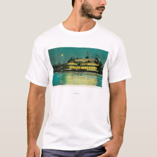 Exterior Night View of the Neptune Casino & T-Shirt