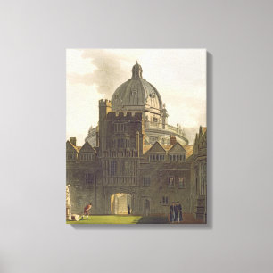 Exterior of Brasenose College and Radcliffe Librar Canvas Print