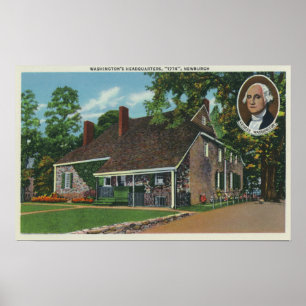 Exterior of George Washington's HQ Poster