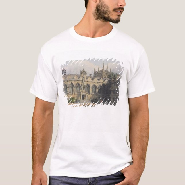 Exterior of Oriel College, illustration from the ' T-Shirt (Front)
