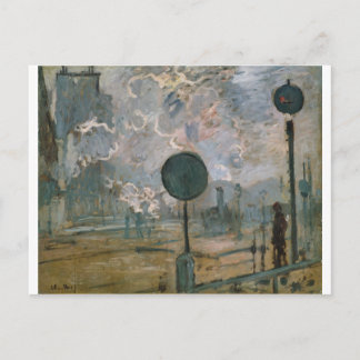 Exterior of Saint-Lazare Station (1877) Postcard