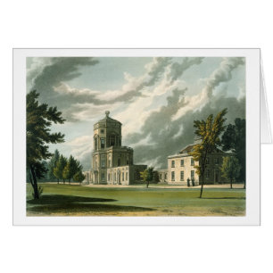 Exterior of The Astronomical Observatory, illustra