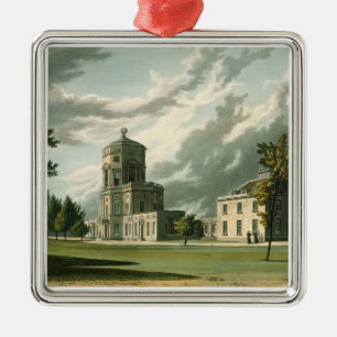 Exterior of The Astronomical Observatory, illustra Metal Tree Decoration