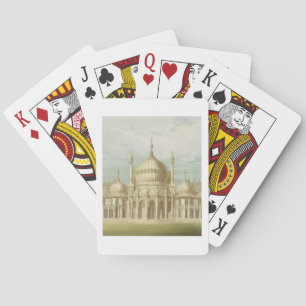 Exterior of the Saloon from Views of the Royal Pav Playing Cards