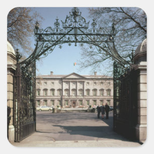 Exterior view from the gate, built 1745-47 square sticker