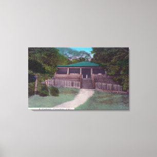 Exterior View of a CottageCazadero, CA Canvas Print