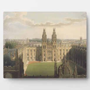 Exterior view of All Souls College, taken from the Plaque