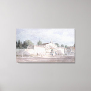 Exterior view of Astley's Amphitheatre, 1777 Canvas Print