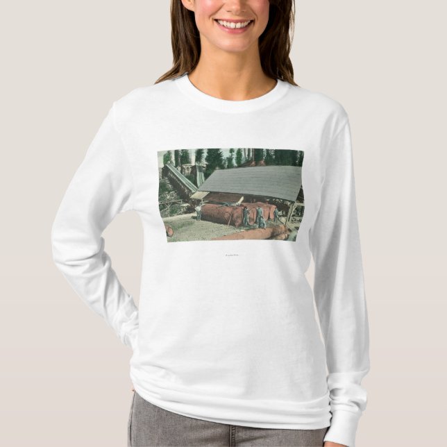 Exterior View of Benton's MillRedding, CA T-Shirt (Front)