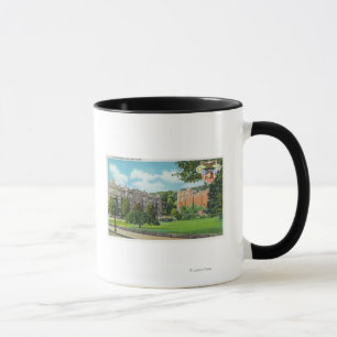 Exterior View of Cadet Barracks and Gymnasium Mug