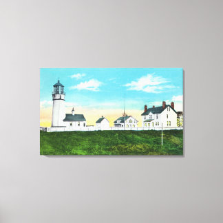Exterior View of Cape Blanco LighthouseCoast Canvas Print