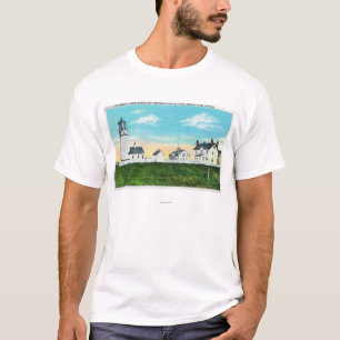 Exterior View of Cape Blanco LighthouseCoast T-Shirt