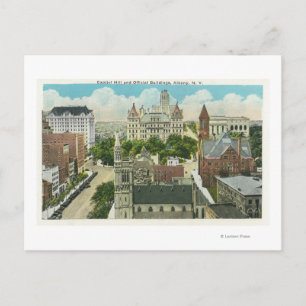 Exterior View of Capitol Hill and Official Postcard