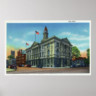 Exterior View of City Hall 3 Poster