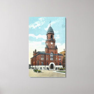 Exterior View of City Hall Canvas Print