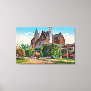 Exterior View of Claremont Country Club Canvas Print