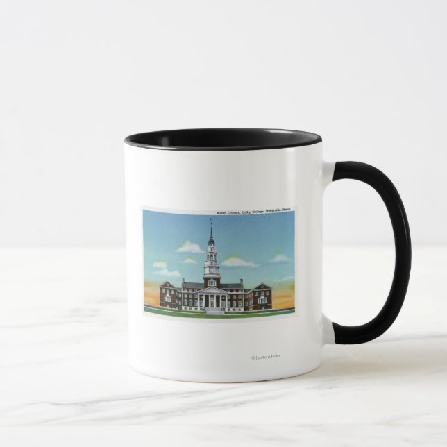 Exterior View of Colby College Miller Library Mug (Right)